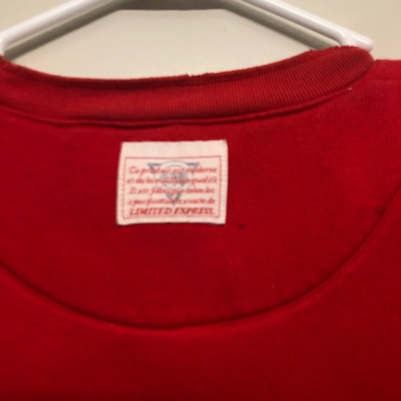Limited Express pullover sweatshirt vtg red small - Picture 9 of 11
